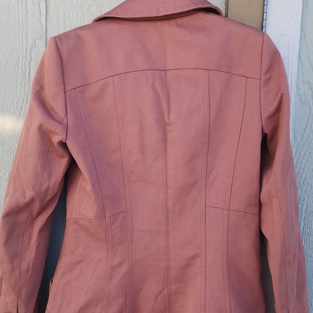 Reiss Elevated Polished Preppy Chic Euro Capsule Old Money Trench Coat Xsmall - Picture 9 of 10